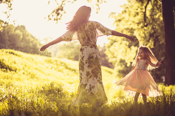 Happy with my Mommy.