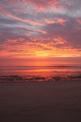 Fototapeta na wymiar Empty Beach Sunset