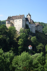Fototapeta na wymiar Burg in Loket, Tschechien