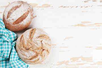 Various crusty bread