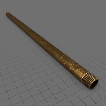 Straight brass pipe (50cm)