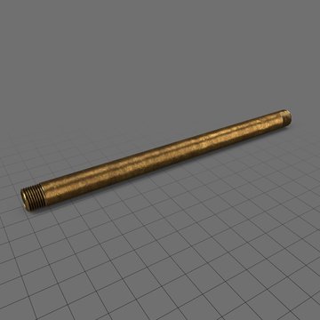 Straight brass pipe (30cm)