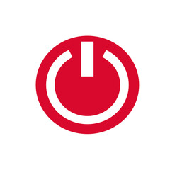 power button icon. vector illustration