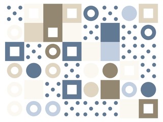 Colored abstract geometric flat pattern background