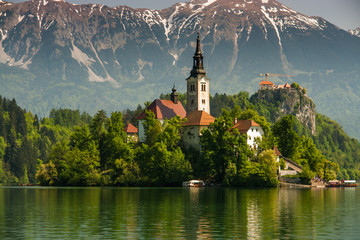 Jezioro Bled - obrazy, fototapety, plakaty