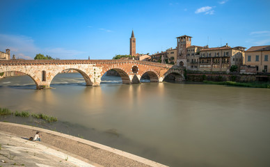 Naklejka premium Verona bridge