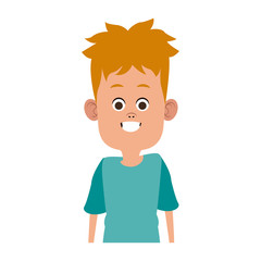 Obraz premium Cute boy cartoon vector illustration graphic design