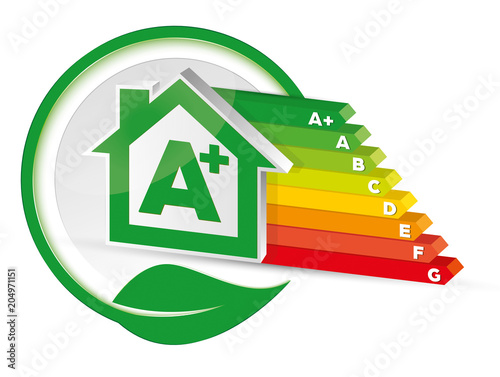 Casa efficenza energetica classe a stock image and royalty free ... Casa classe energetica a
