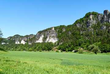 Fototapeta na wymiar Elbsandsteingebirge Sächsische Schweiz