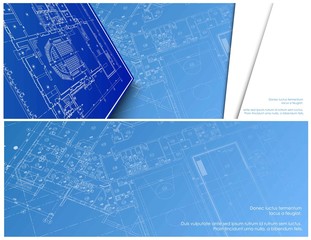 architectural banner for facebook vector Design