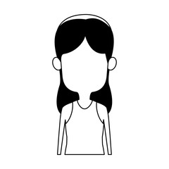 Beautiful girl cartoon vector illustration graphic design