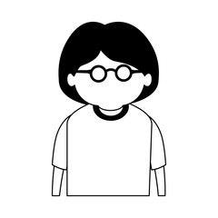 Cute grandmother cartoon vector illustration graphic design