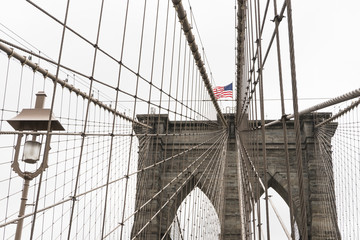 Brooklyn Bridge standing