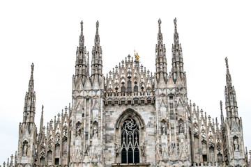 Naklejka premium cathedral of milano in italy