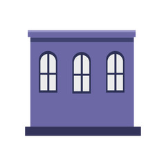 Urban building isolated vector illustration graphic design