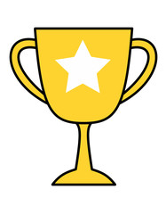 優勝カップ星(金色)