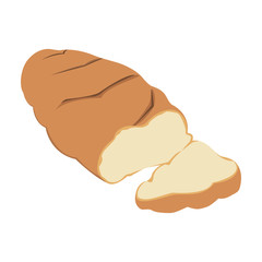 Delicious and fresh bread vector illustration graphic design