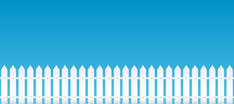 Creative vector illustration of rural wooden fences, pickets isolated on background. Art design. Garden silhouettes wall. Abstract concept graphic element