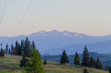 View on the mountains 