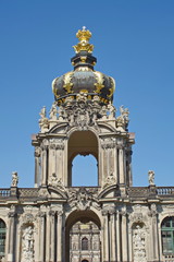 Fototapeta na wymiar Zwinger palace in Dresden, detail