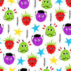 Vector summer pattern