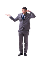 Businessman isolated on white background