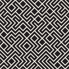 Vector seamless pattern. Modern stylish abstract texture. Repeating geometric tiles..
