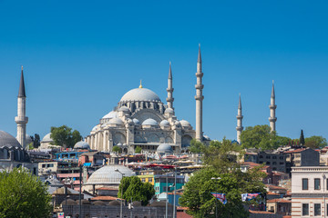Fototapeta na wymiar Moschee am Bosporus Ufer, Istanbul