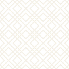 Vector seamless subtle lattice pattern. Modern stylish texture with monochrome trellis. Repeating geometric grid. Simple design background.