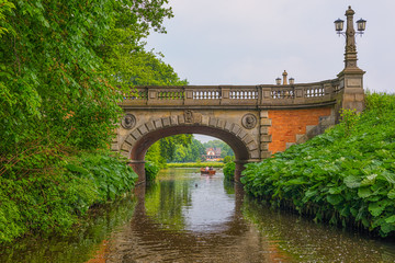 Fototapeta premium Most Melchera w Bürgerpark w Bremie