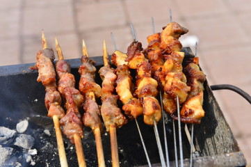 The roast mutton