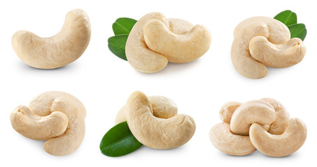 Cashew nuts isolated