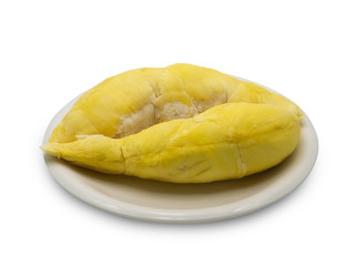 King of fruits , Durian. (clipping path)