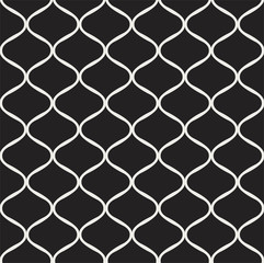 Fototapeta premium Abstract Leaf Decorative Tile. Geometric Ginkgo Seamless Pattern. Floral background.