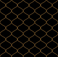 Fototapeta premium Classic Art Deco Seamless Pattern. Geometric Stylish Texture. Abstract Retro Vector Texture.