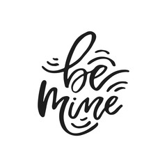 Fototapeta premium Romantic Handdrawn Letteirng