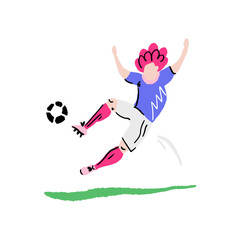 Football Player In Action