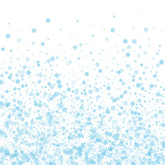 Abstract pattern of falling snowflakes