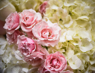 close up of wedding flowers 