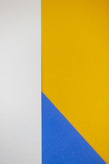 Contrasting colors orange and blue angled geometric background