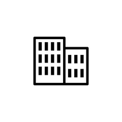 residential building icon. Element of building icon for mobile concept and web apps. Detailed residential building icon can be used for web and mobile