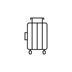 suitcase icon. Element of travel icon for mobile concept and web apps. Thin line suitcase icon can be used for web and mobile. Premium icon