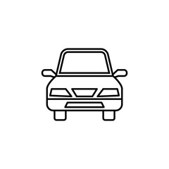 car icon. Element of travel icon for mobile concept and web apps. Thin line car icon can be used for web and mobile. Premium icon
