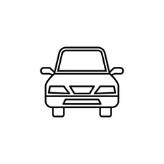 car icon. Element of travel icon for mobile concept and web apps. Thin line car icon can be used for web and mobile. Premium icon