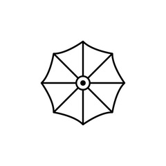 umbrella icon. Element of travel icon for mobile concept and web apps. Thin line umbrella icon can be used for web and mobile. Premium icon