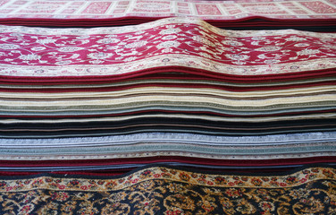 close up on stacking carpet for sale