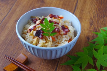 タコ飯　家庭料理　和食