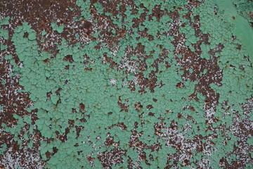 Peeling paint rusting metal rough texture