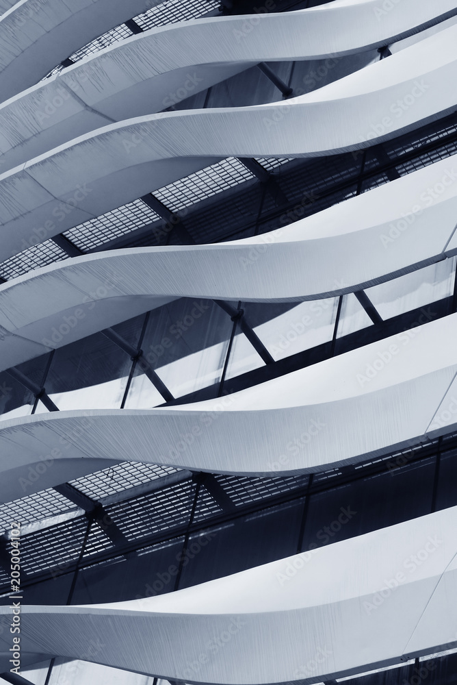 Poster modern building abstract background