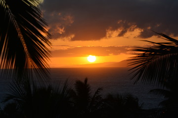 Fototapeta premium Island Sunset